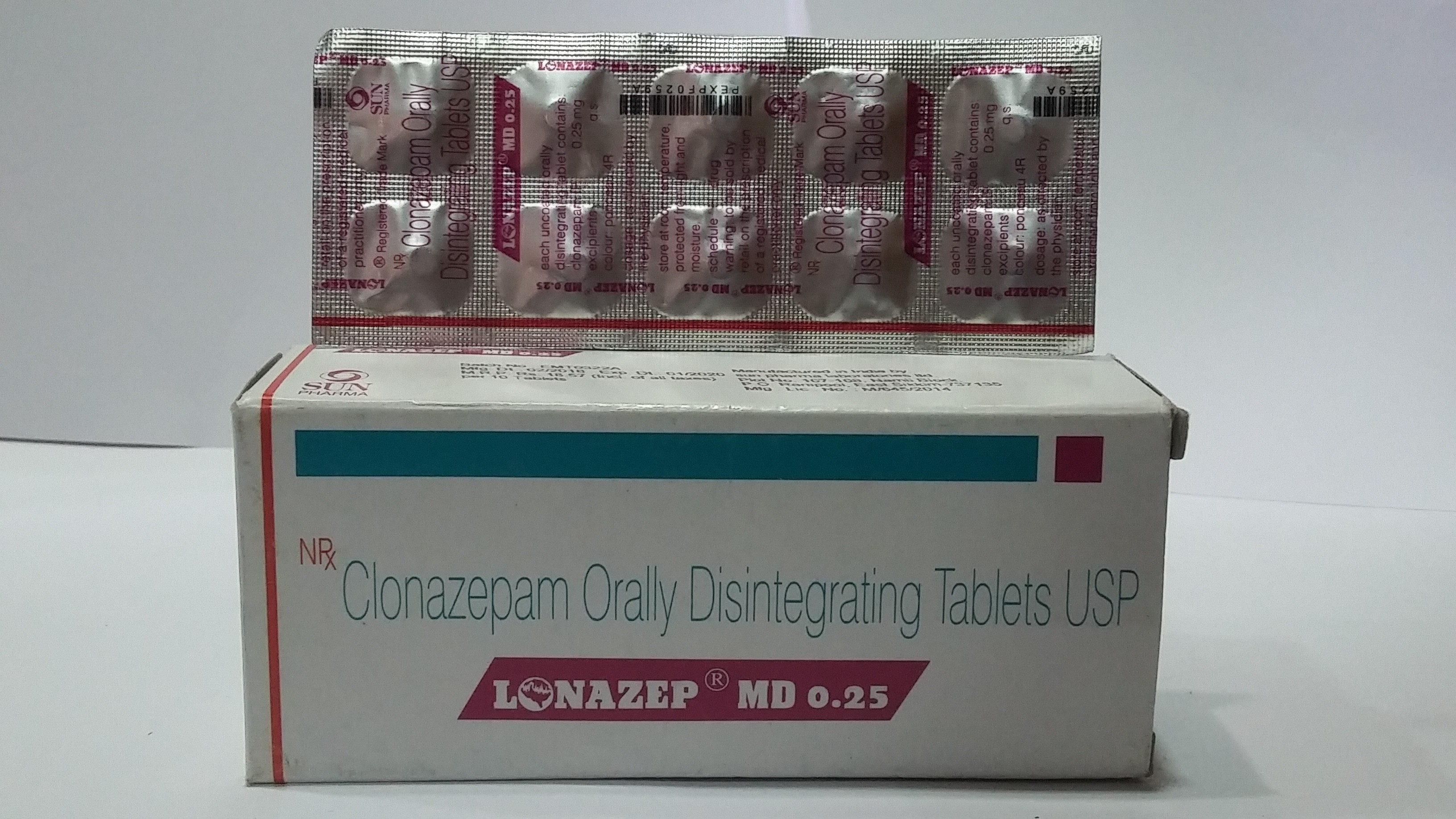 Lonazep Md -0.25mg