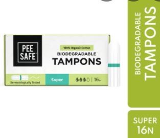 Tampons Super 16no. "pee Safe"