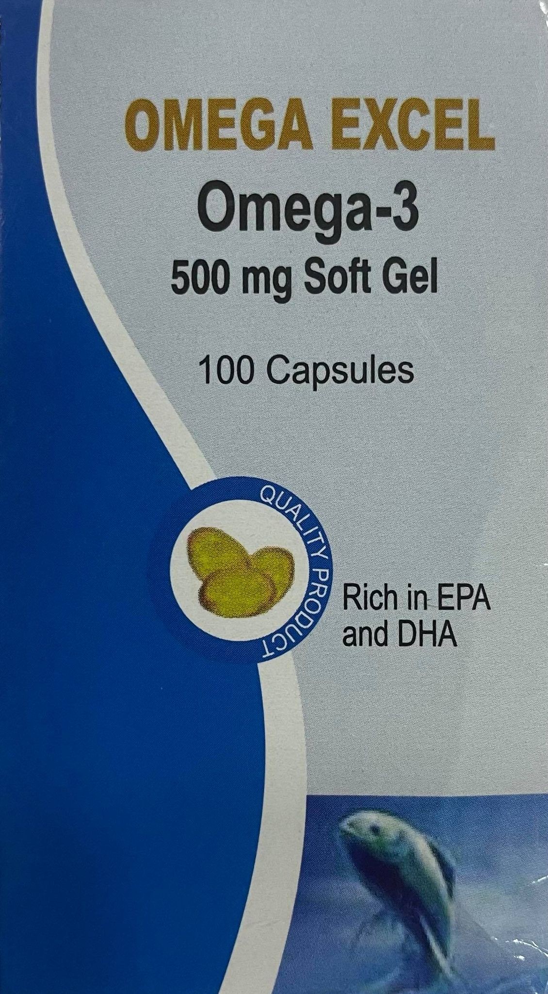 Omega Excel 500mg(100cap)