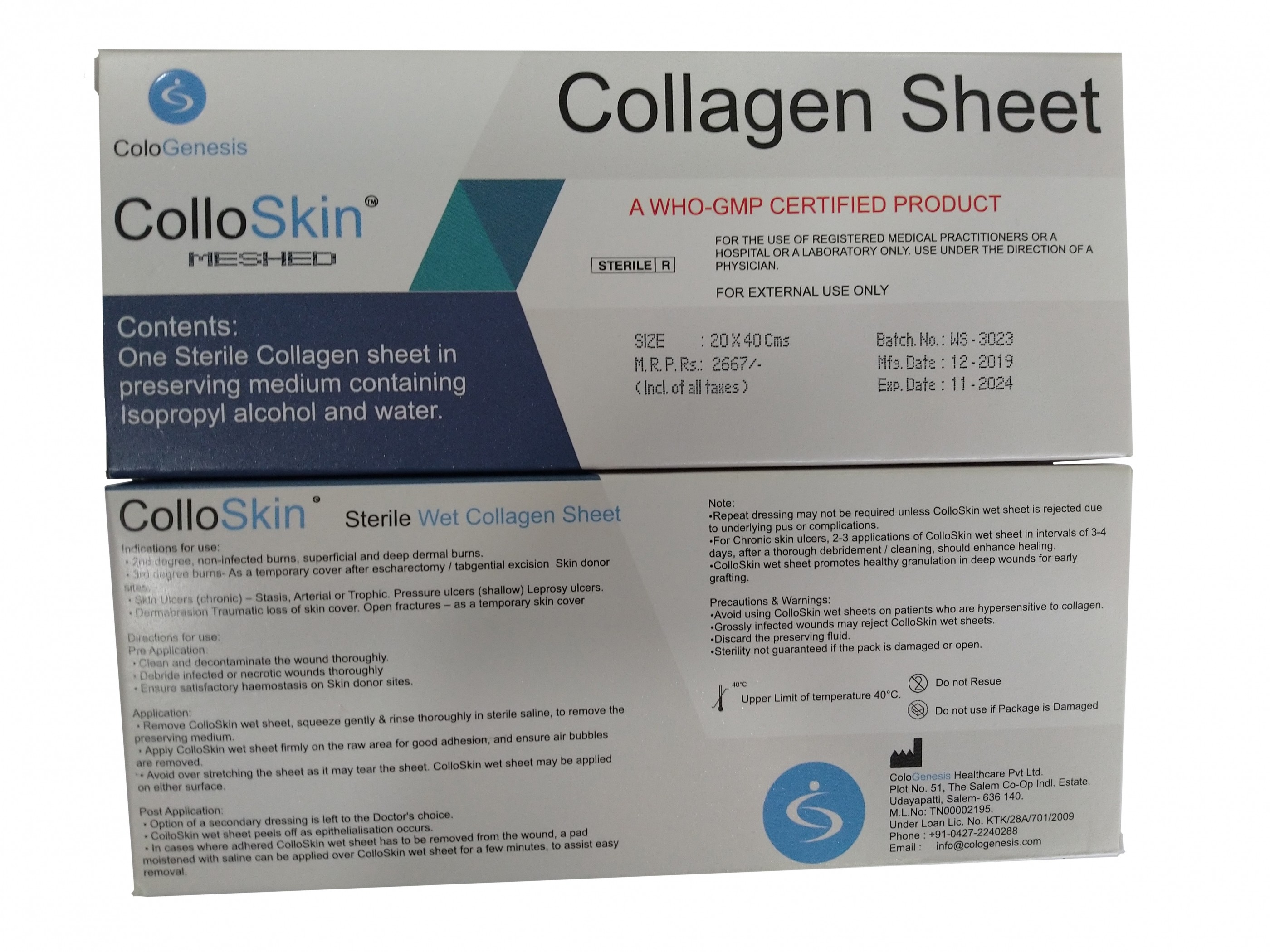 Colloskin-10x10cm