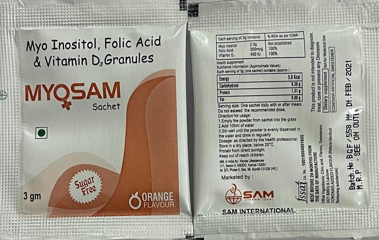 Myosam Sachet-3gram