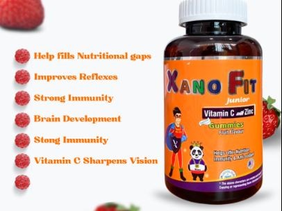 Xano Fit Junior Vit-c & Zinc-30gummies