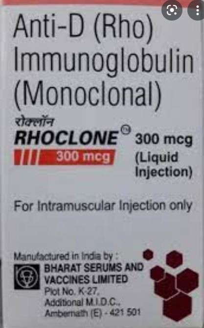 Rhoclone 300mcg Inj.