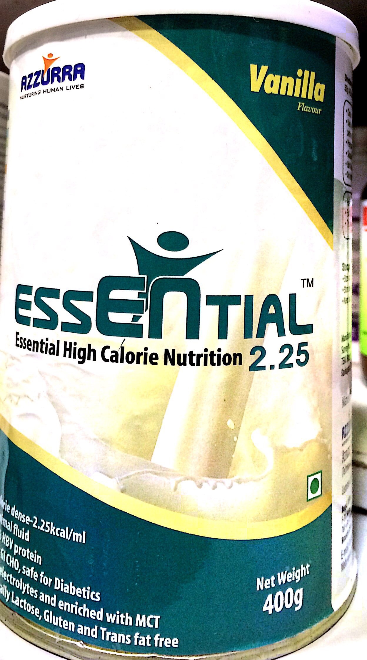 Essential 2.25 400g. Vanilla Fl.