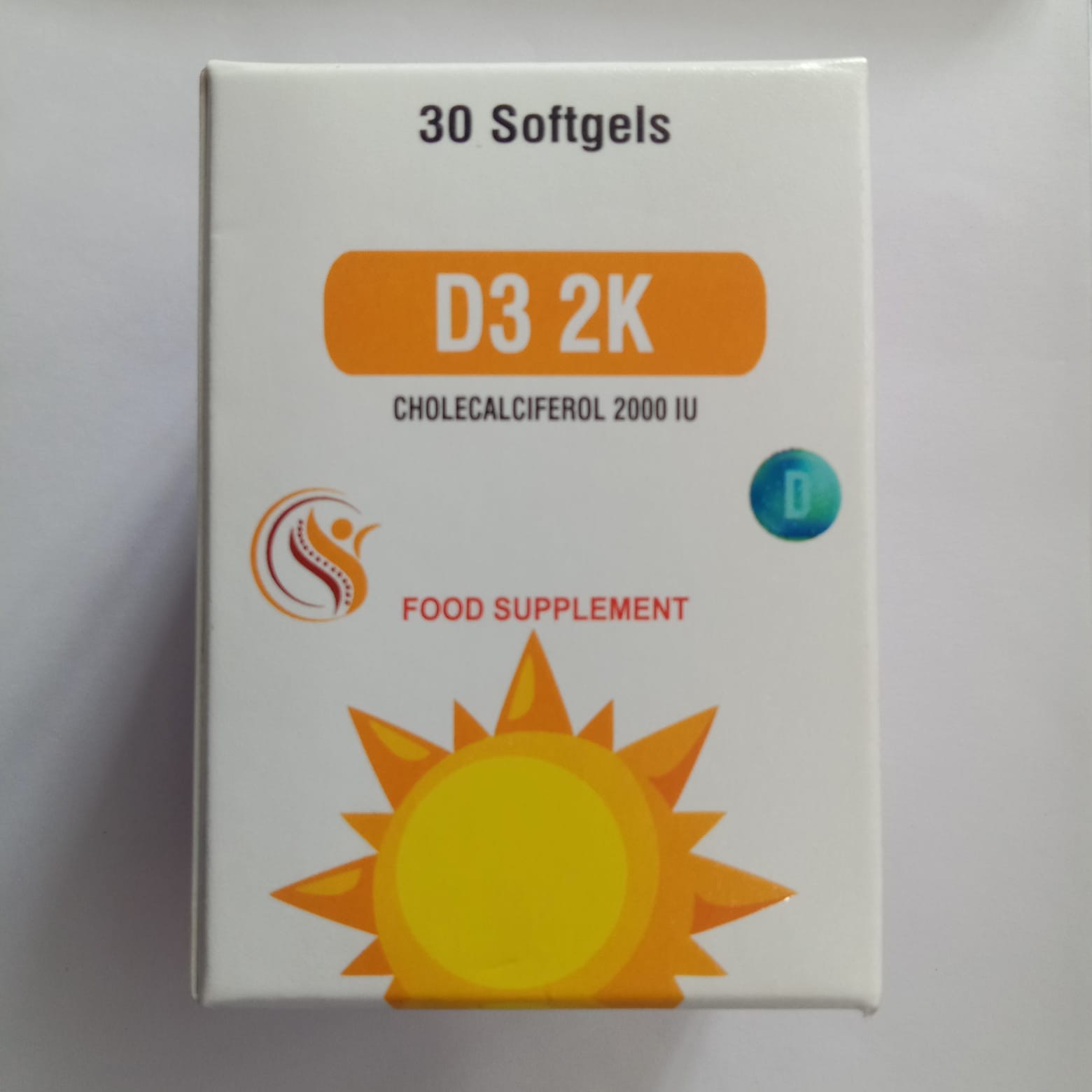 D3 2k Softgels Cap(30cap)