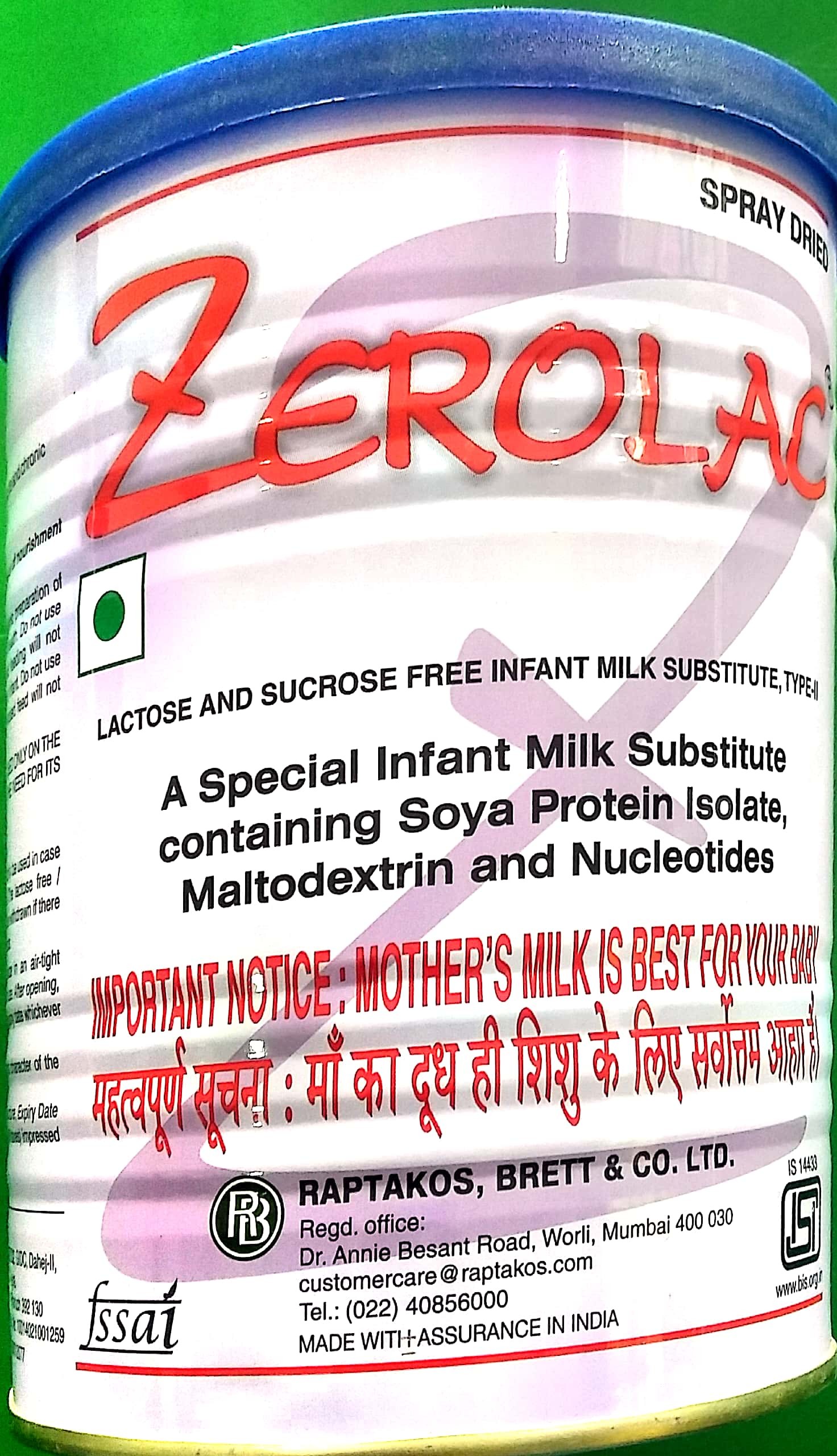 Zerolac 400g.*l.m.----v