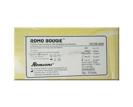 Tracheal Tube(romo Bougie)5mm/15fg/700mm