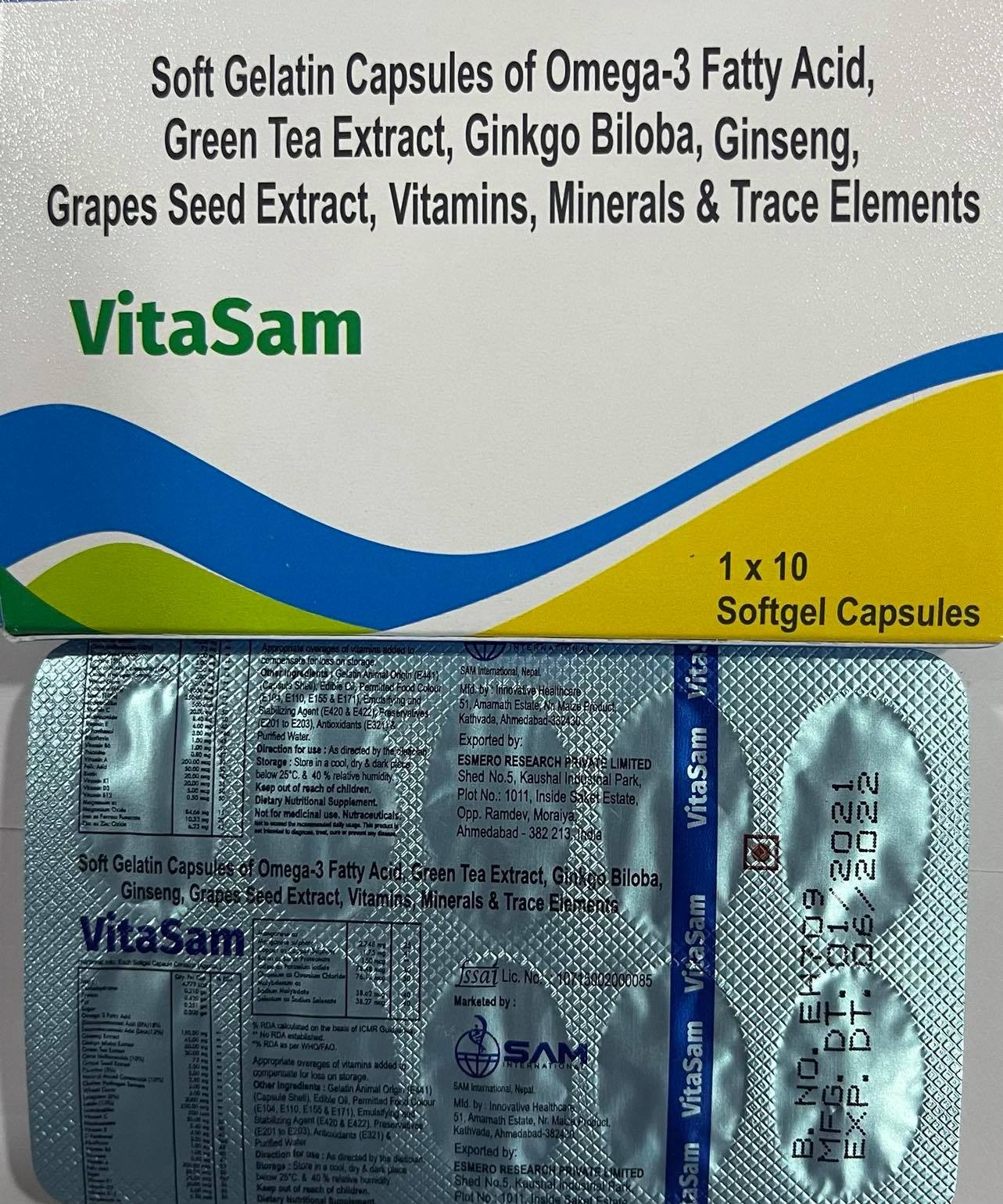 Vitasam Softgel Capsules