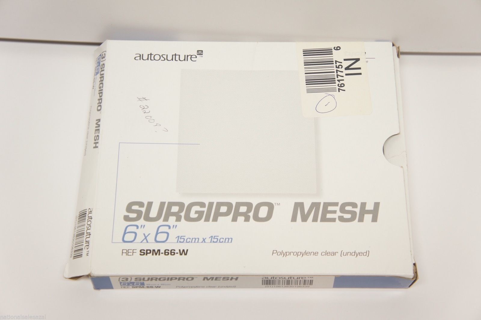 Surgipro Mesh-6"x6"-v