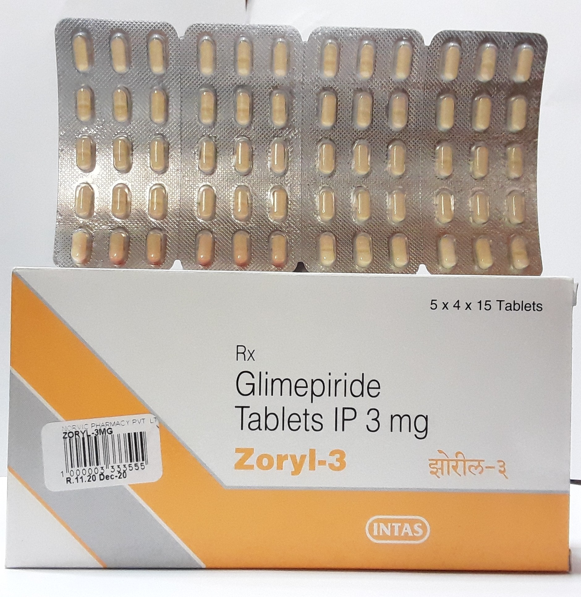 Zoryl-3mg