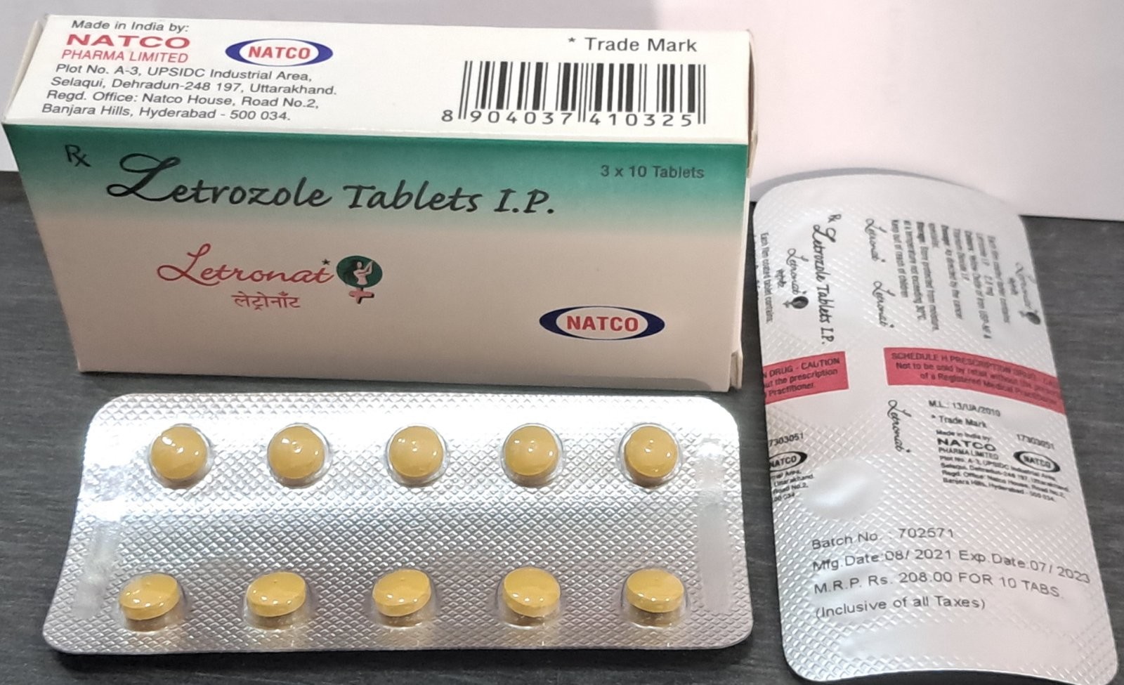 Letronat 2.5mg Tab.