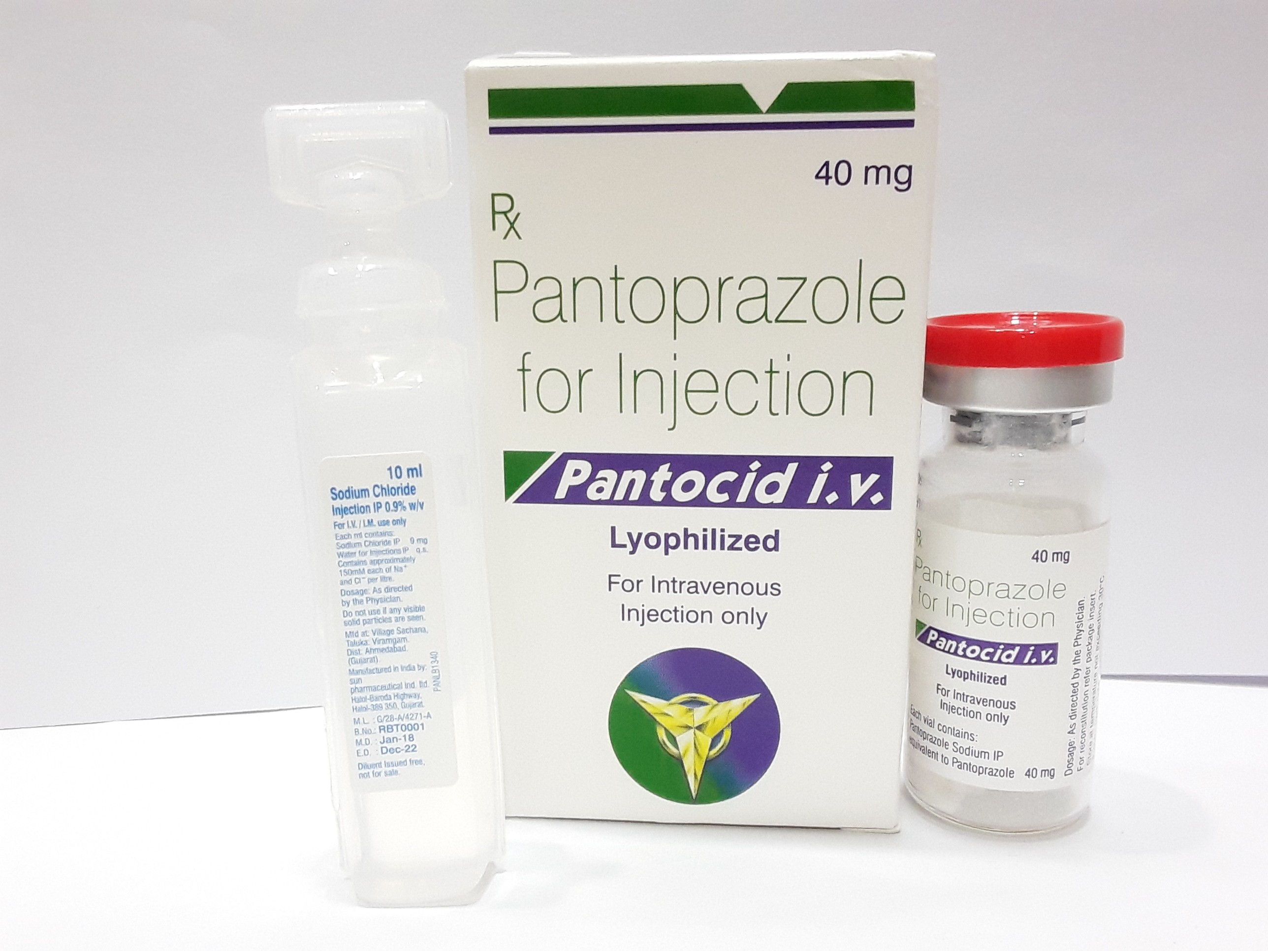 Pantocid-40mg Inj.