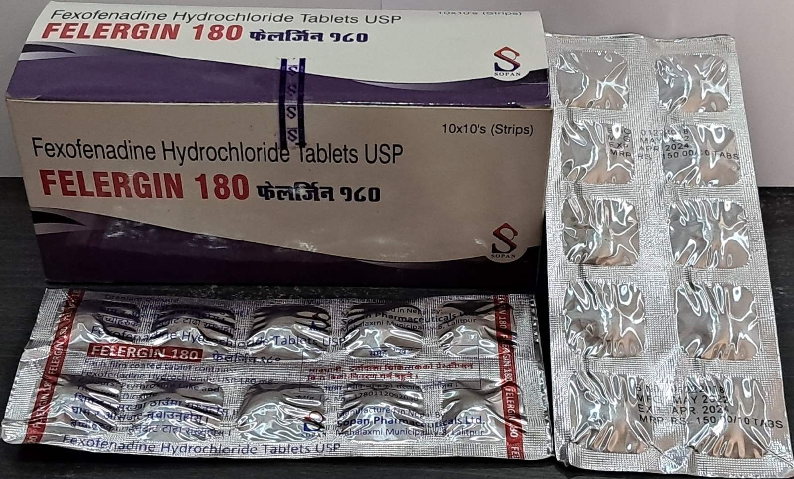 Felergin-180mg Tablet