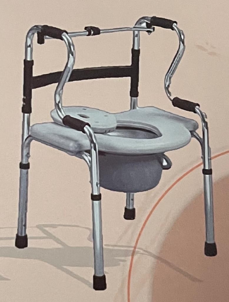 Commode Chair With Walker (5in1)