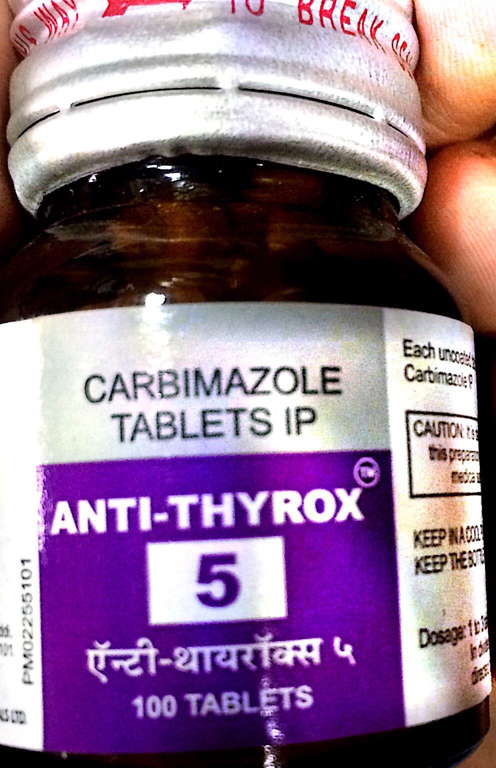 Anti-thyrox-5mg(100tab)