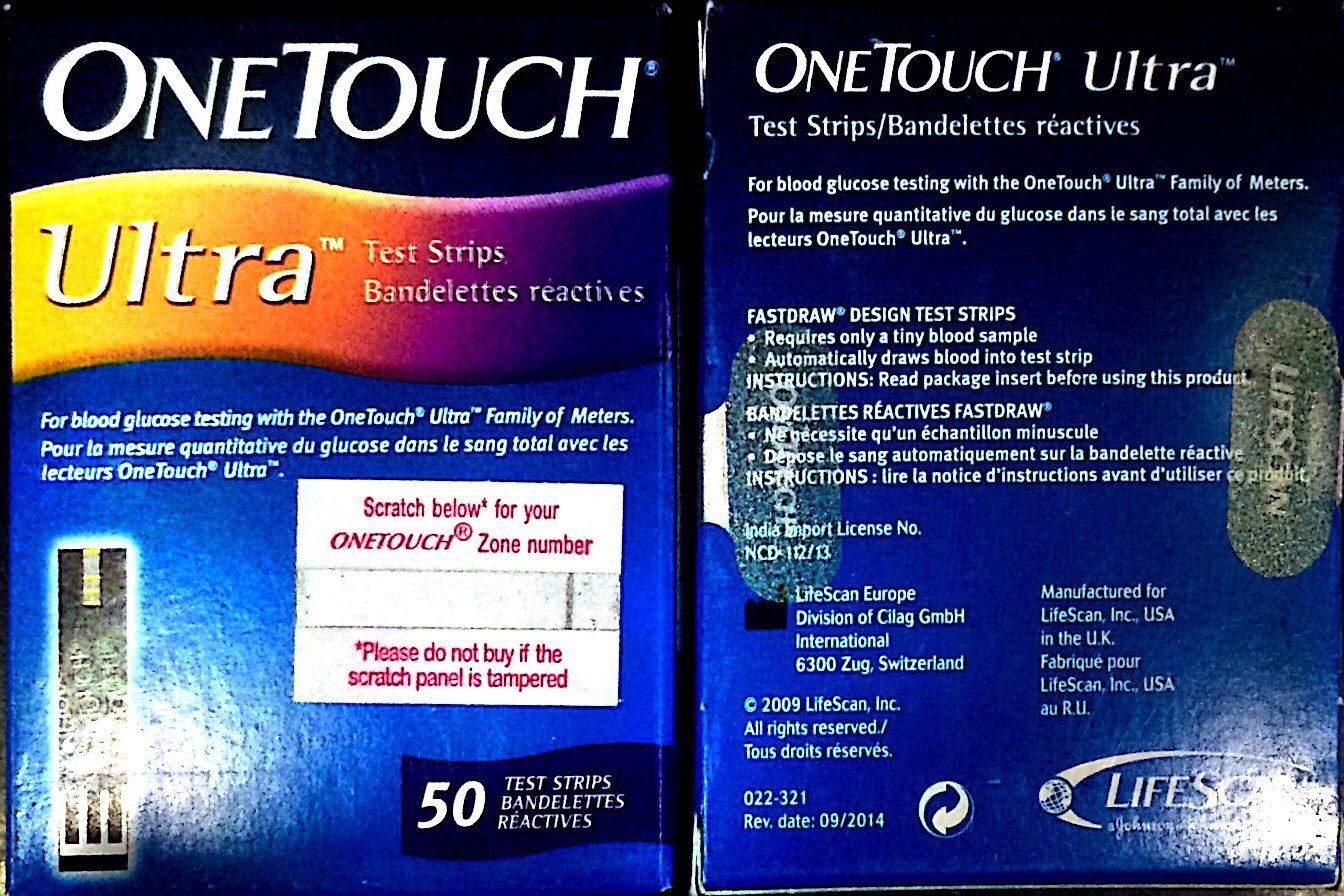 One Touch Ultra Strips 50s'