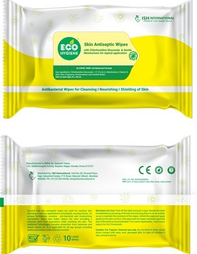 Eco Hygiene (chlorhexidine) Wipes-10pcs