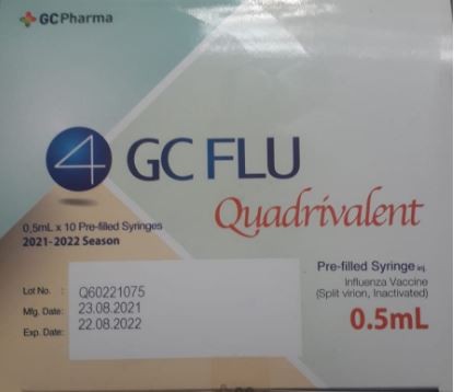 Gc Flu Quadrivalent Inj. 0.5ml Pfs