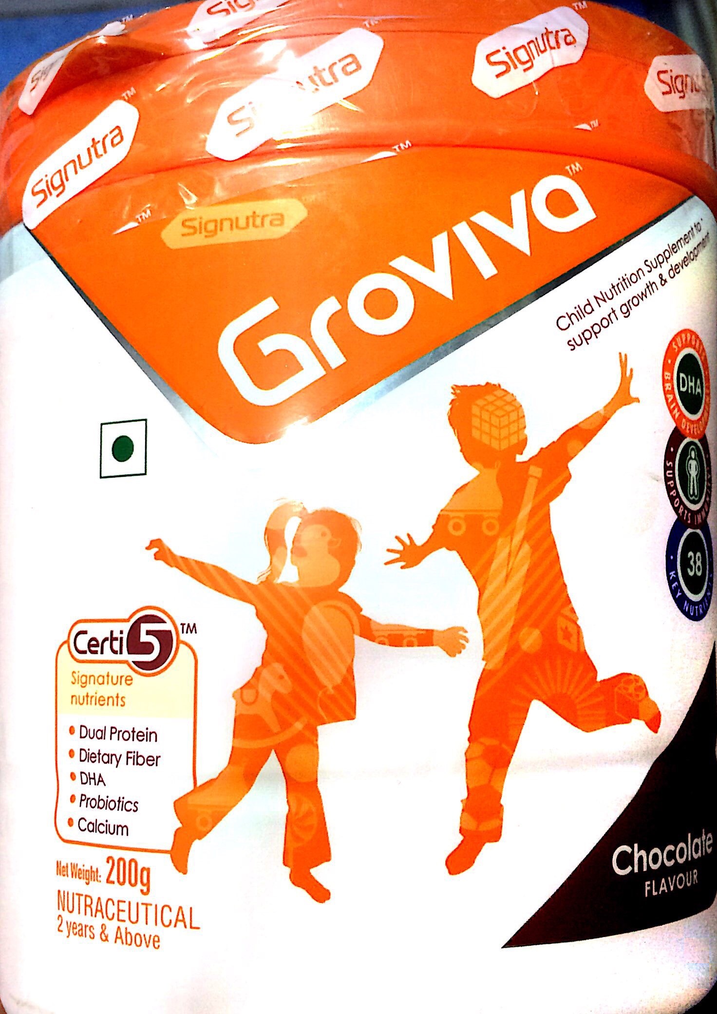 Groviva-200gram-chocolate Flavour