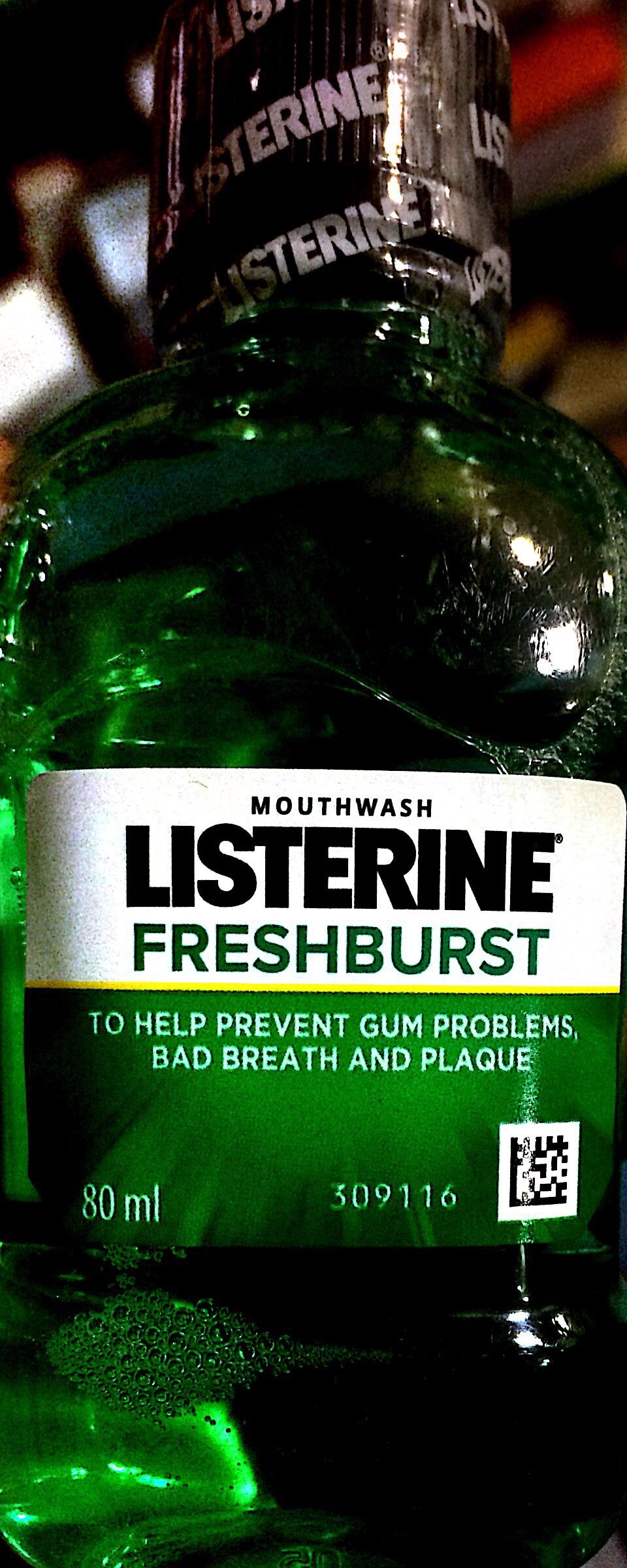 Listerine M/w-80ml Fresh Burst*lm