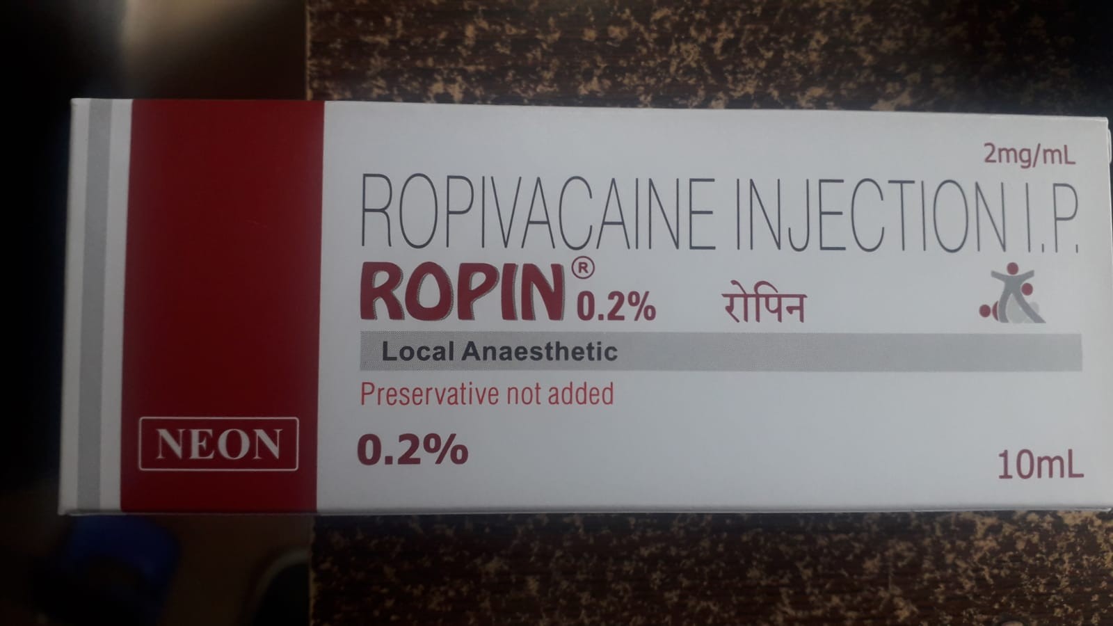 Ropin-0.2%-10ml Inj.