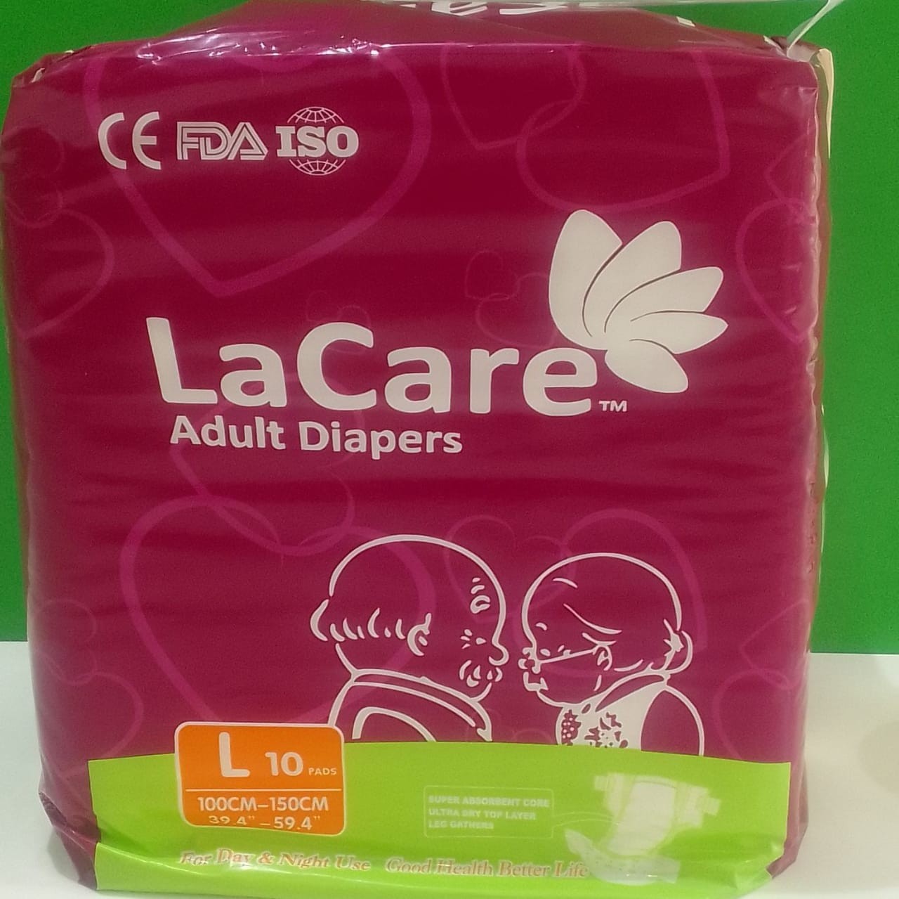 Diaper Adult-large-10s-lacare-v