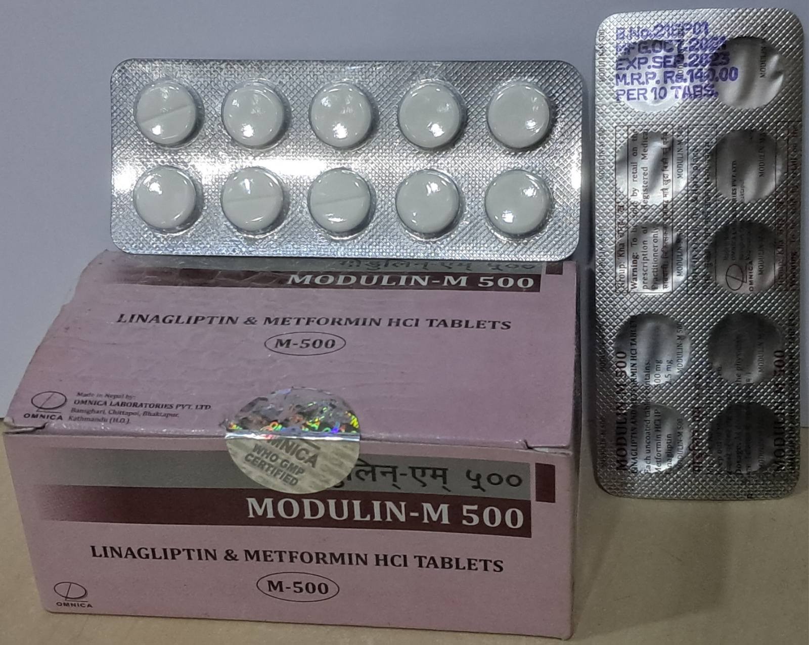 Modulin-m 500mg Tablet
