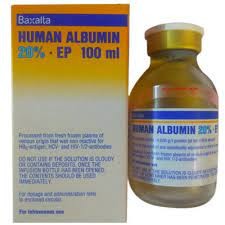 Human Albumin-20%-100ml(baxter) Inj.