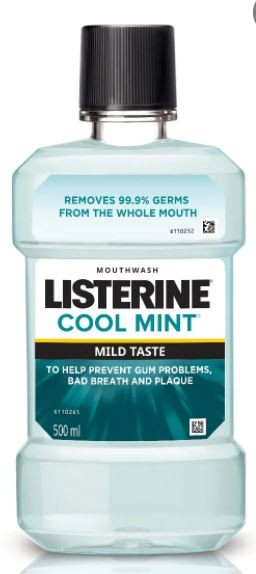 Listerine M/w-500ml Cool Minty