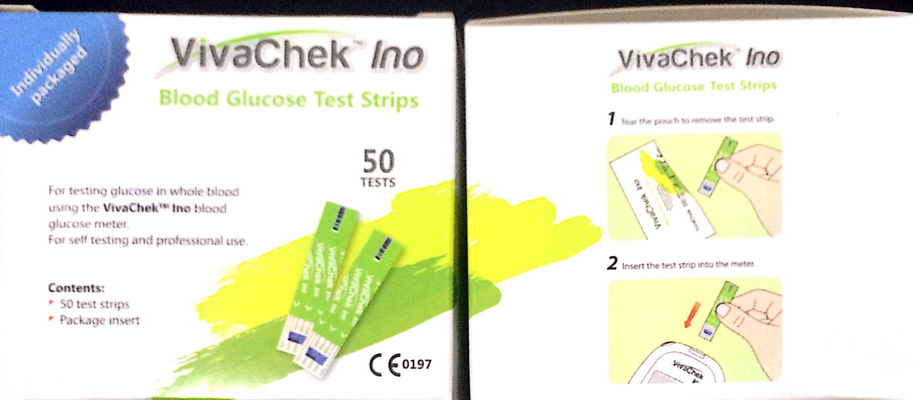 Vivachek Ino Test Strips 50's